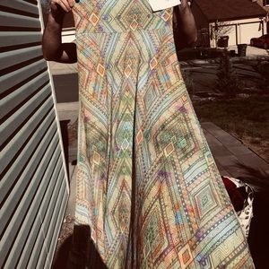 Lularoe Aztec strapless Dress or long skirt NWOT